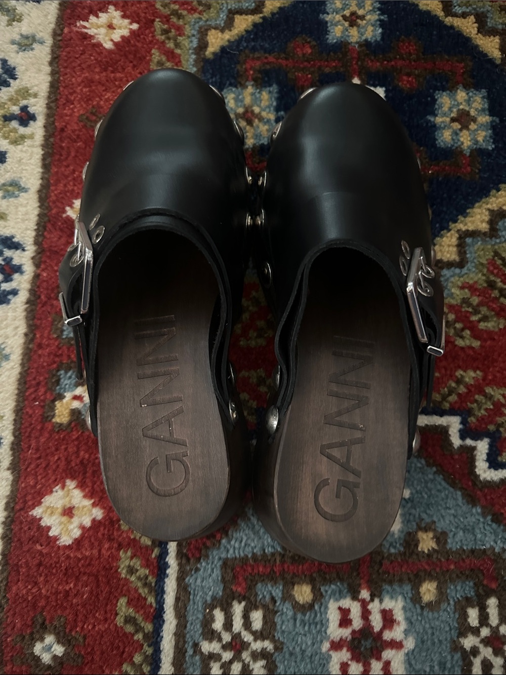GANNI Studded Bubble Clogs EU 39 - Picture 2 of 3